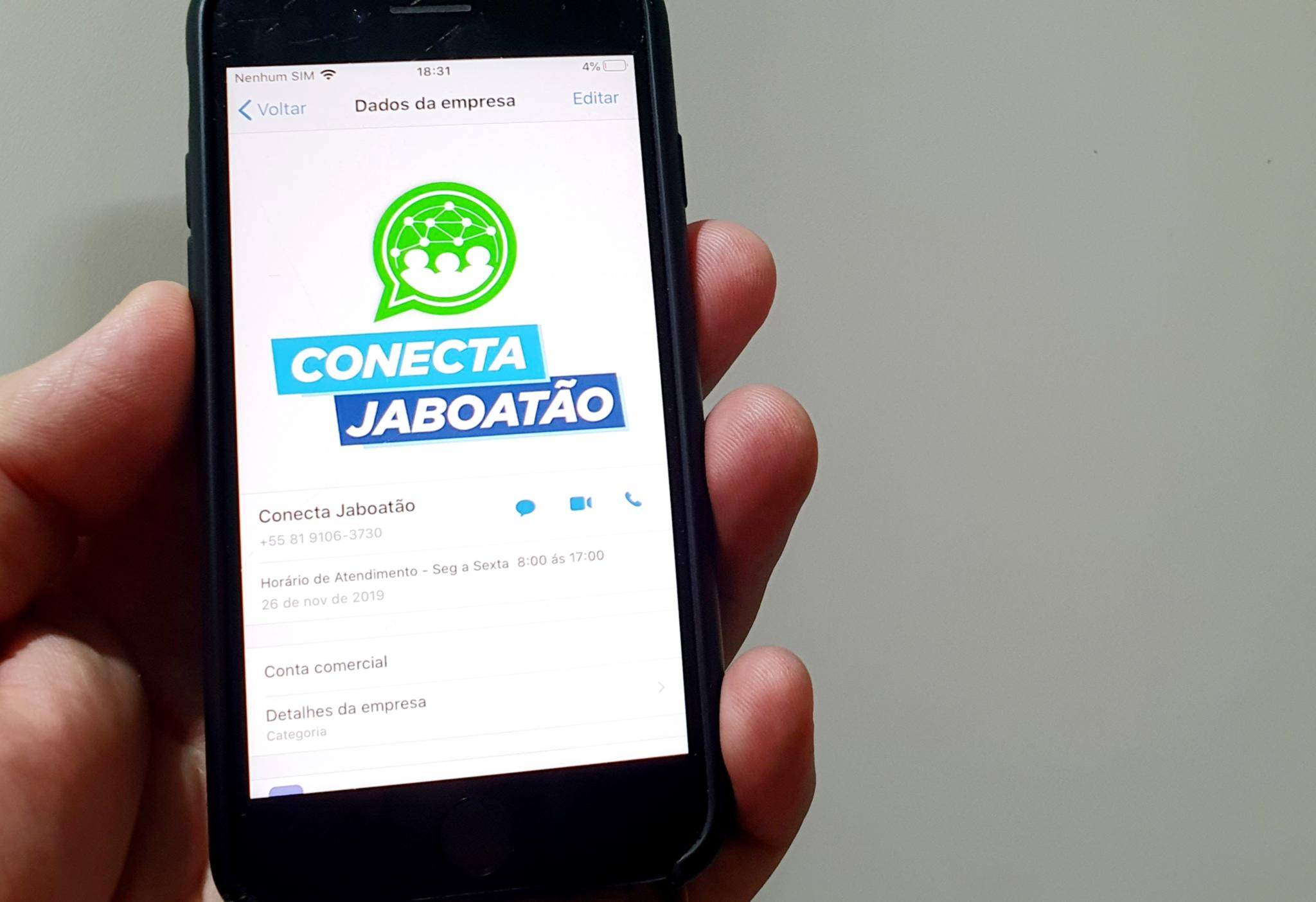 Prefeitura do Jaboatão usa WhatsApp para facilitar acesso a serviços públicos