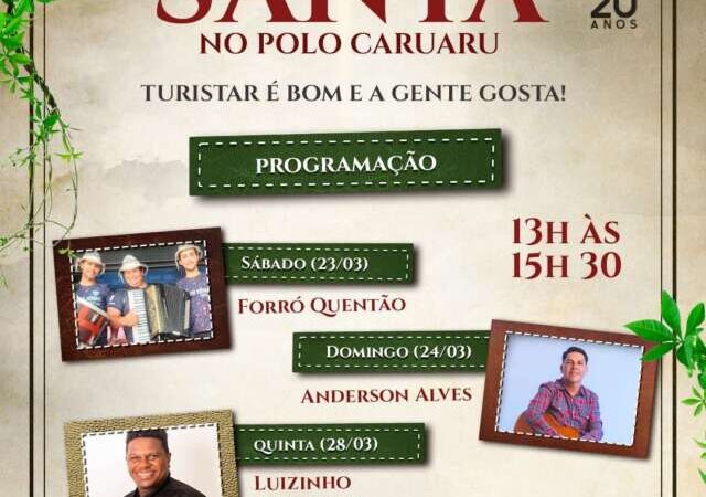 Polo Caruaru realiza programação gratuita na Semana Santa