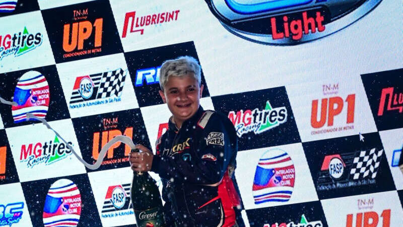 Vitória na 3ª etapa da Copa São Paulo Light de Kart coloca Dudu Pagliaro na vice-liderança da F4 Júnior