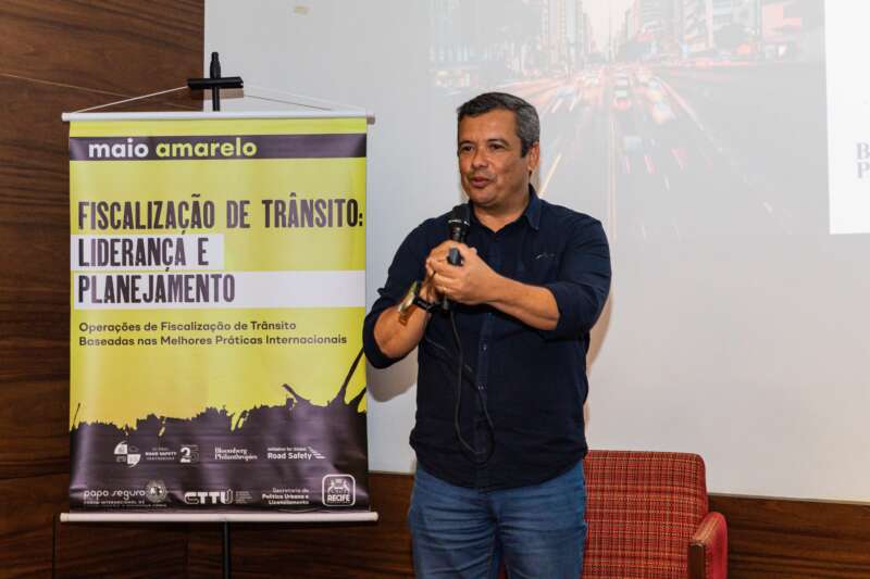 Abordagens de fiscalização para segurança viária é tema de encontro com agentes de trânsito no Recife