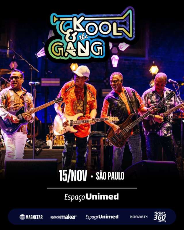 Kool & the Gang Retorna ao Brasil no Espaço Unimed em única apresentação